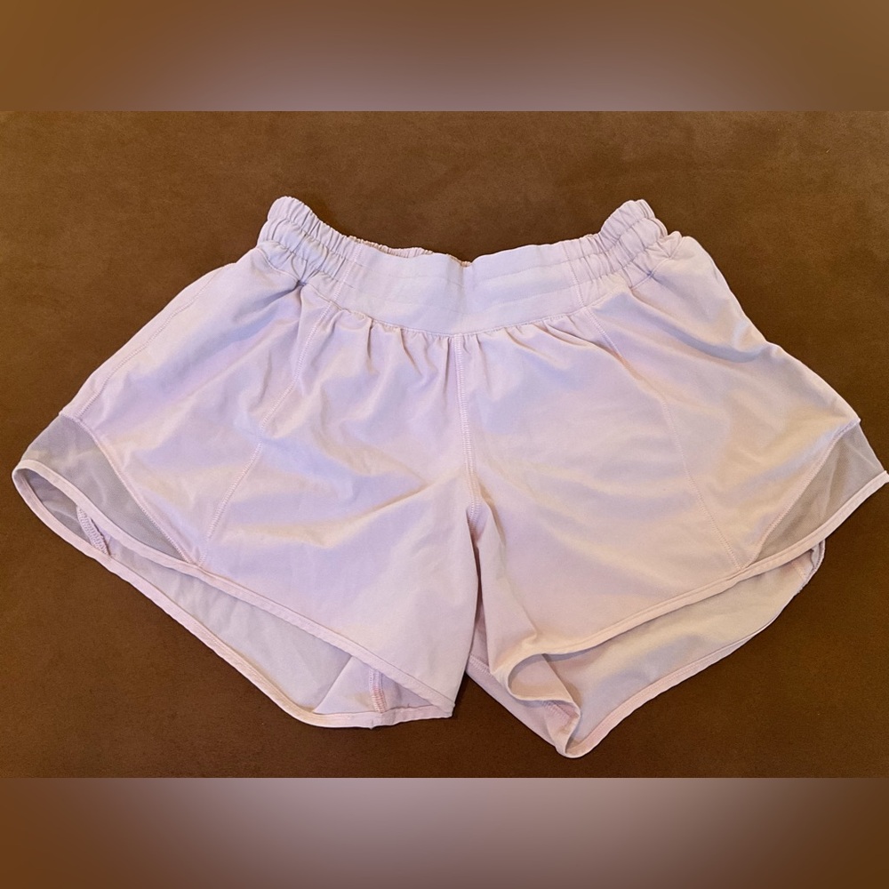 Lululemon Pink Hotty Hot Shorts Size 6 4”